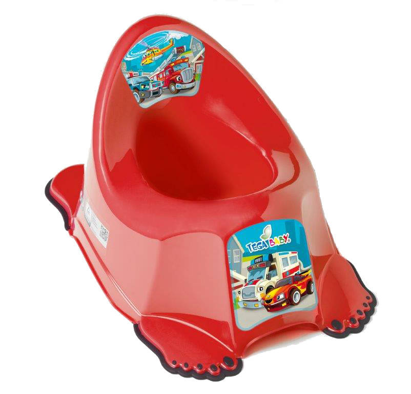 

Горшок антискользящий Tega Baby "Cars" CS-001 Красный
