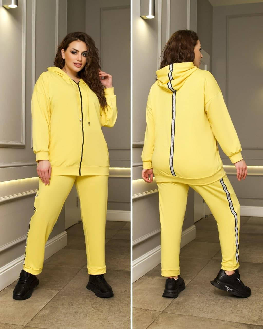 

Женский спортивный костюм двойка батник+штаны двухнить размер: 48-50; 52-54; 56-58,60-62,64-66, Разные цвета