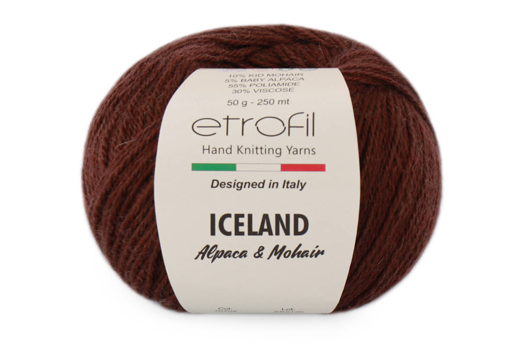 

Etrofil Iceland Kid Mohair, Темно-коричневый №70708