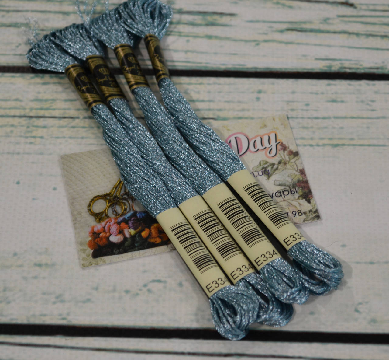 

Мулине Royal Broderie металлик (люрекс), цвет №Е334