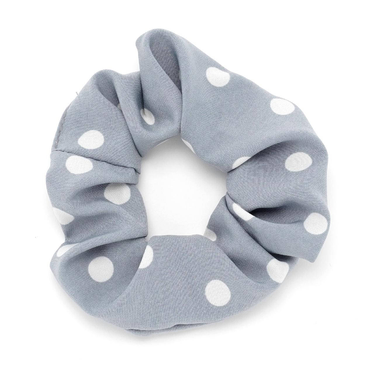 

Резинка для волос из софтовой ткани с принтом крупный горошек 1603905