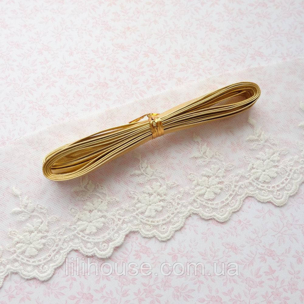 

Ремень для Кукол Отрез 50 см Ширина 5 мм ЗОЛОТО