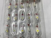 

Мормышка безнасадочная Yagan "Клоп-Капля-2" 0.3гр паянная со светонакопителем (5шт/уп)