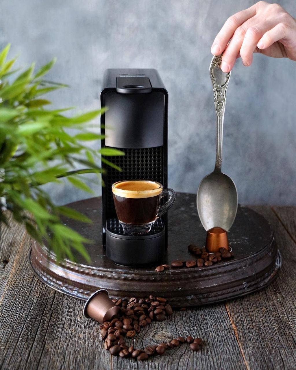 

Капсульная кофеварка KRUPS XN110810 Nespresso Essenza Mini Piano Black( C30)