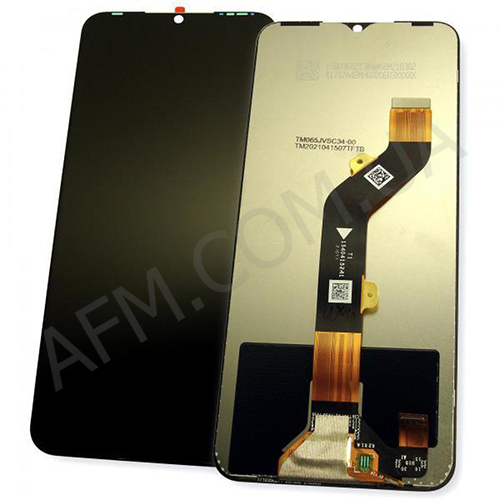 

Дисплей (LCD) Tecno Spark 7 (KF6N) с сенсором чёрный, Черный