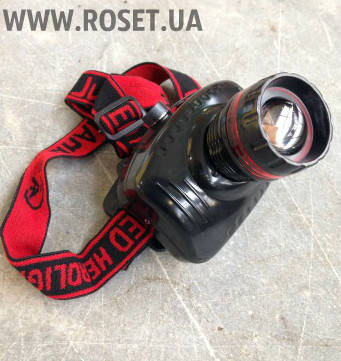 

Универсальный налобный фонарик High Power LED Headlight, Черный