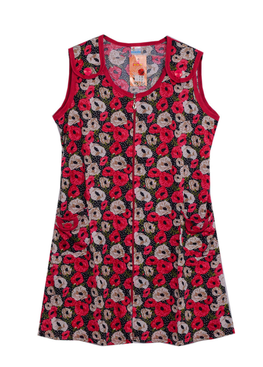 

Халат женский большого размера без рукавов HeTai S60-2-4 16 Размер 62-64