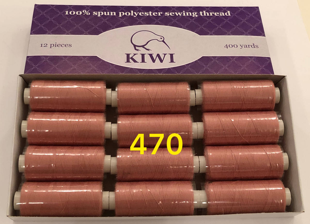 

Швейные нитки 40/2 470тон полиэстер Kiwi Киви 400ярдов