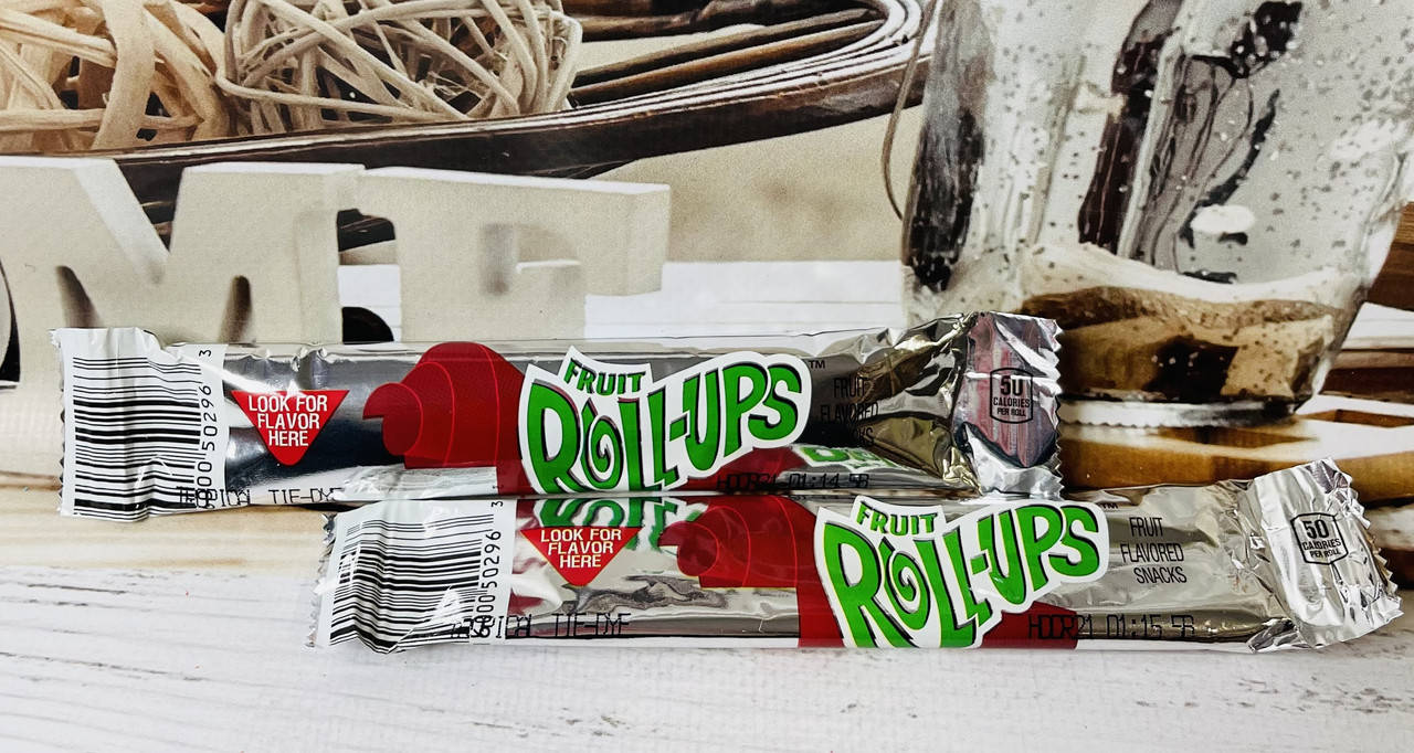 

Фруктовые желейные конфеты-роллы Fruit Roll-Ups, 2шт