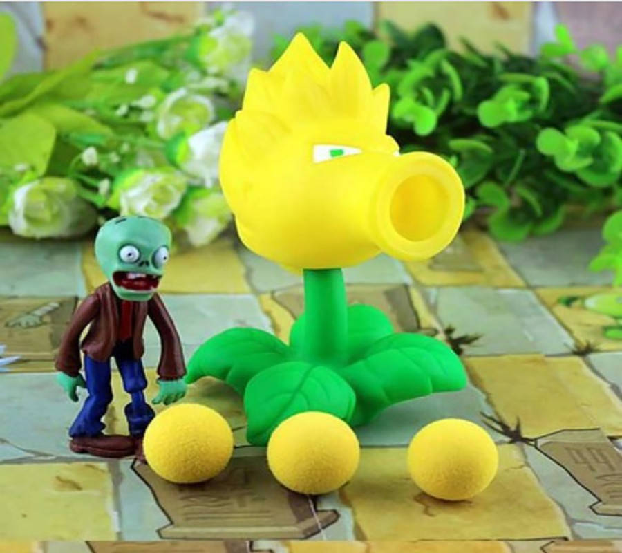 

Растения против зомби | Plants vs Zombies Игровой набор №31 Огненный Горохострел (Растения стреляют шариками)