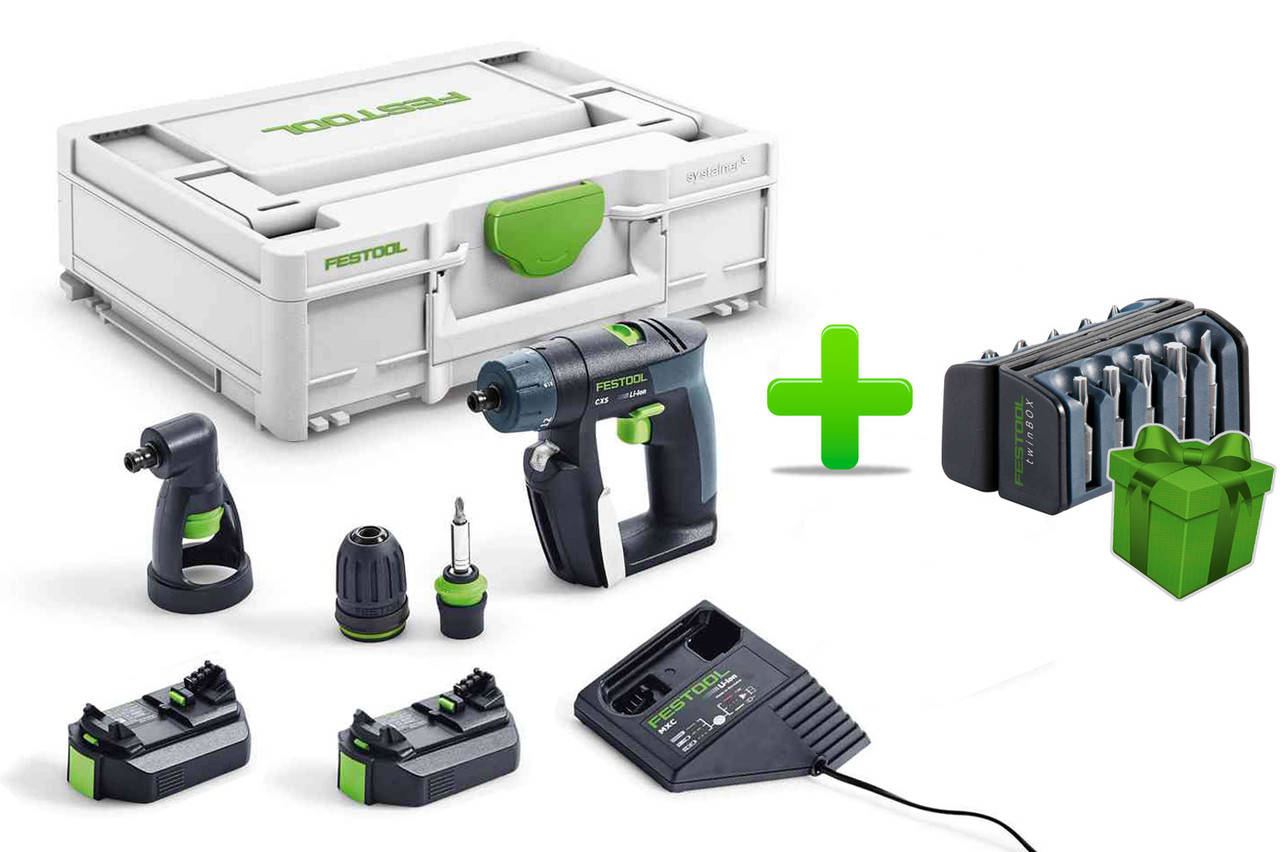 

Аккумуляторная дрель-шуруповерт Festool CXS 2,6-Set