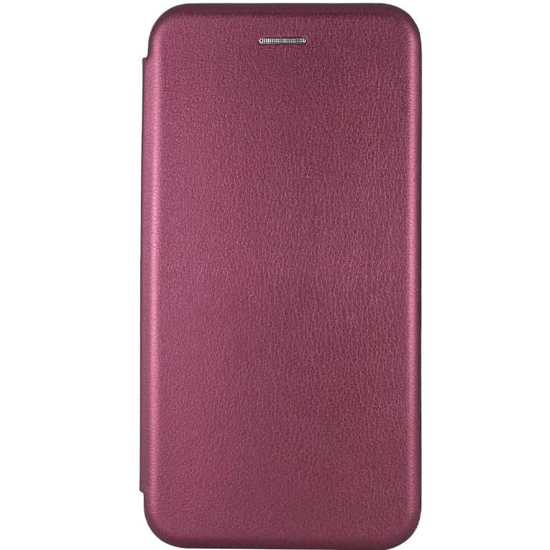 

Кожаный Чехол книжка для TECNO POP 4, Бордовый