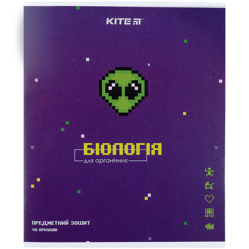

Тетрадь предметн. 48 л.,кл., гибр лак с УФ, Pixel, биология
