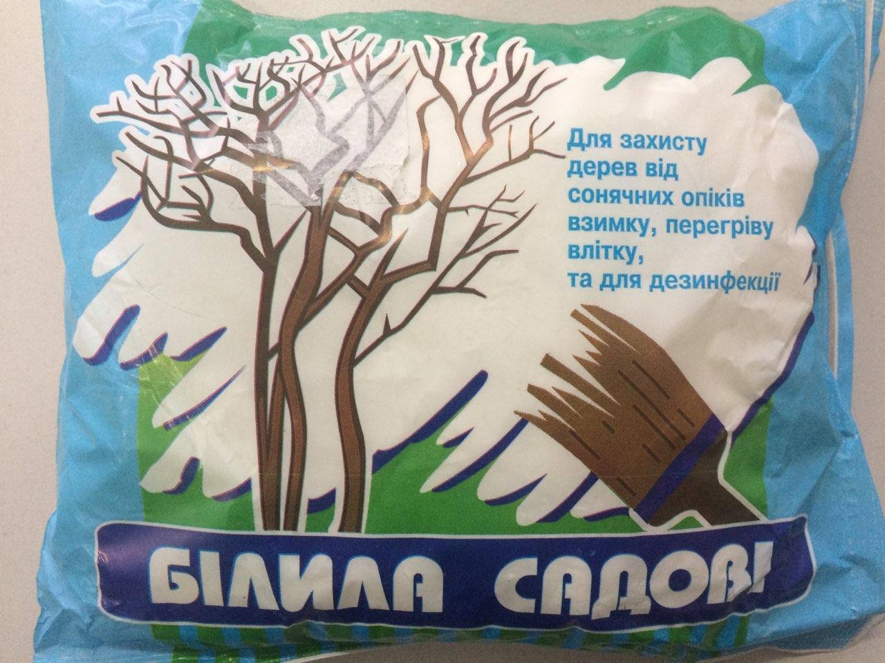 

Білила садові для захисту та дезинфекції дерев 500г. Агроопт+