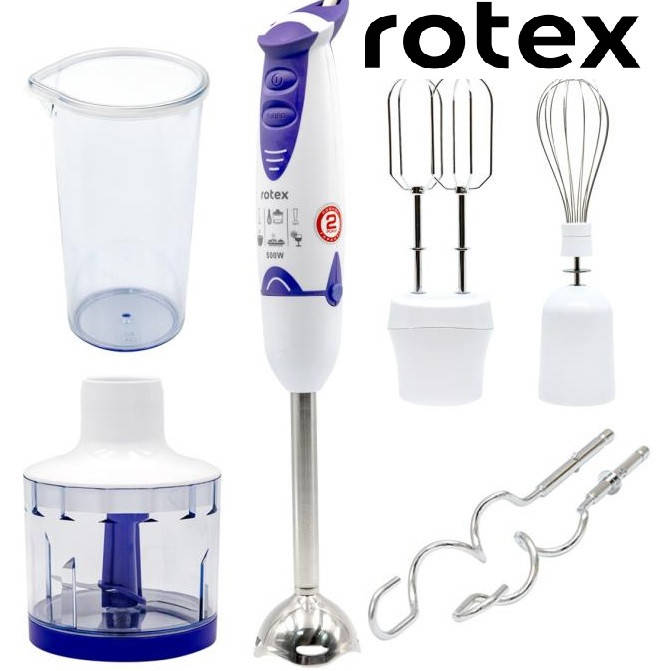 

Блендер-миксер 4 в1 ROTEX RTB 505-W 500 Вт, Белый