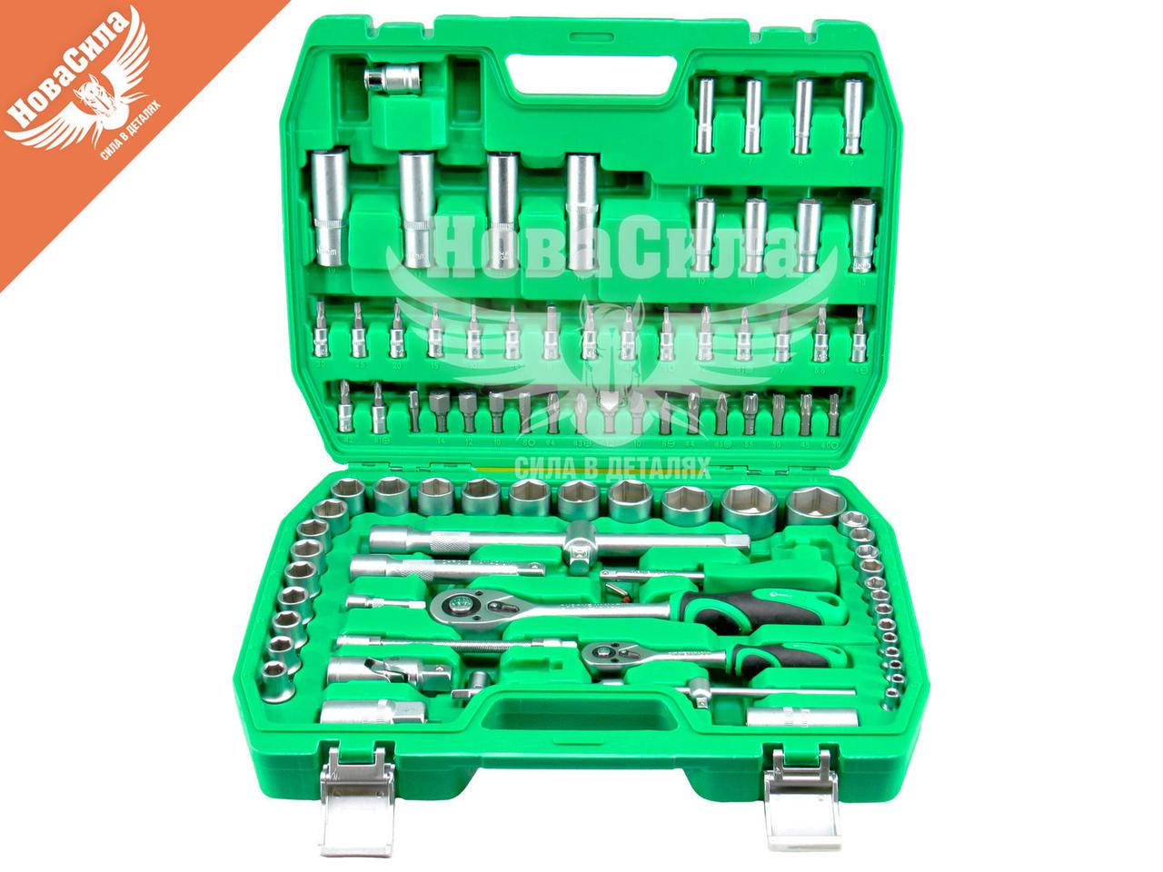 

Набор инструментов (Intertool) 94 предметов 1/2, 1/4 ET-6094SP