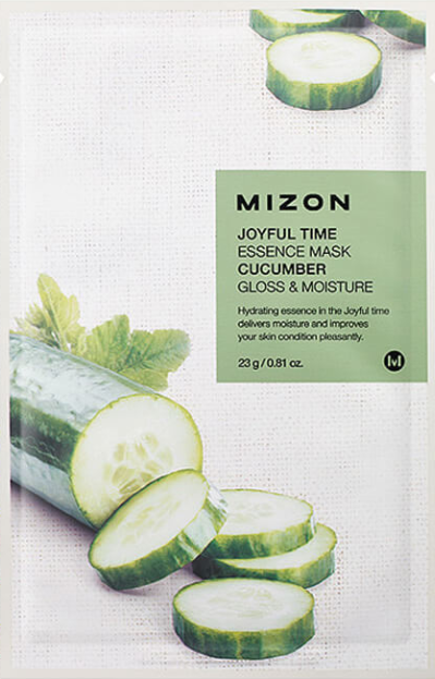 

Увлажняющая тканевая маска для лица Mizon Joyful Time Essence Mask Огурец 25 мл