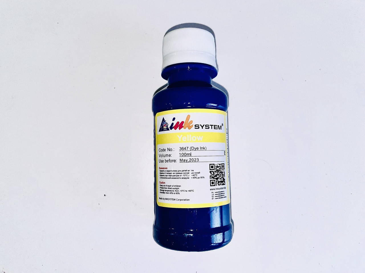 

Фоточернила INKSYSTEM Yellow 100 мл (Южная Корея)