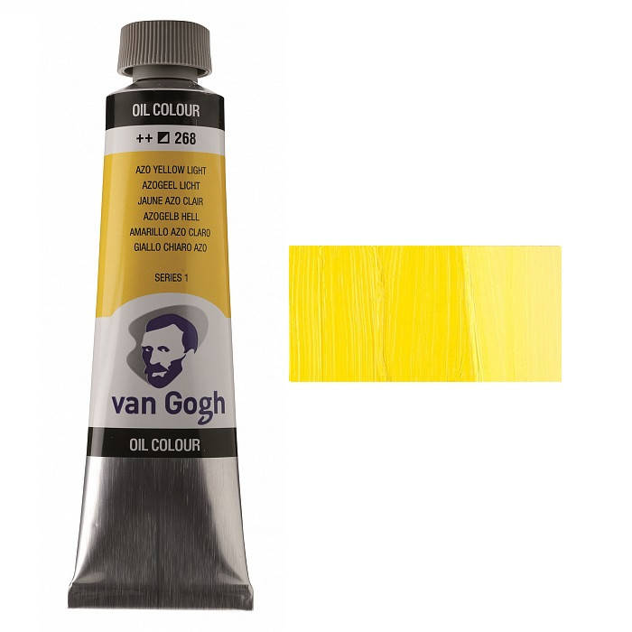

Краска масляная Van Gogh (268) AZO Желтый светлый , 40 мл, Royal Talens