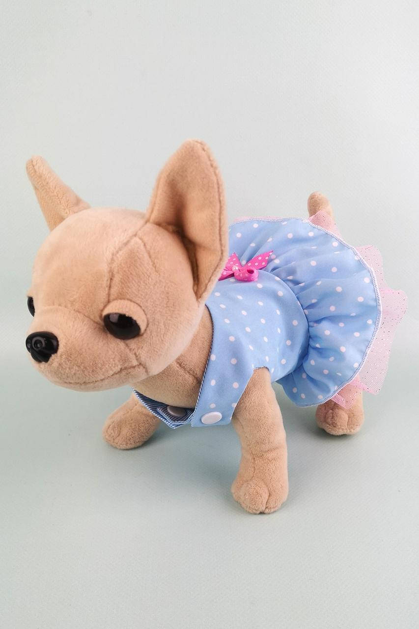 

Платье голубое с бантиком для Чи Чи Лав