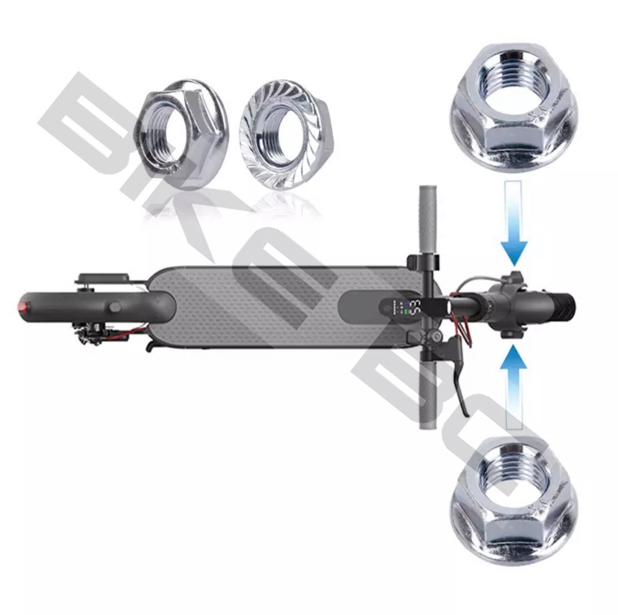 

Гайка с шайбой на переднее колесо Xiaomi Mijia Scooter M365/Pro