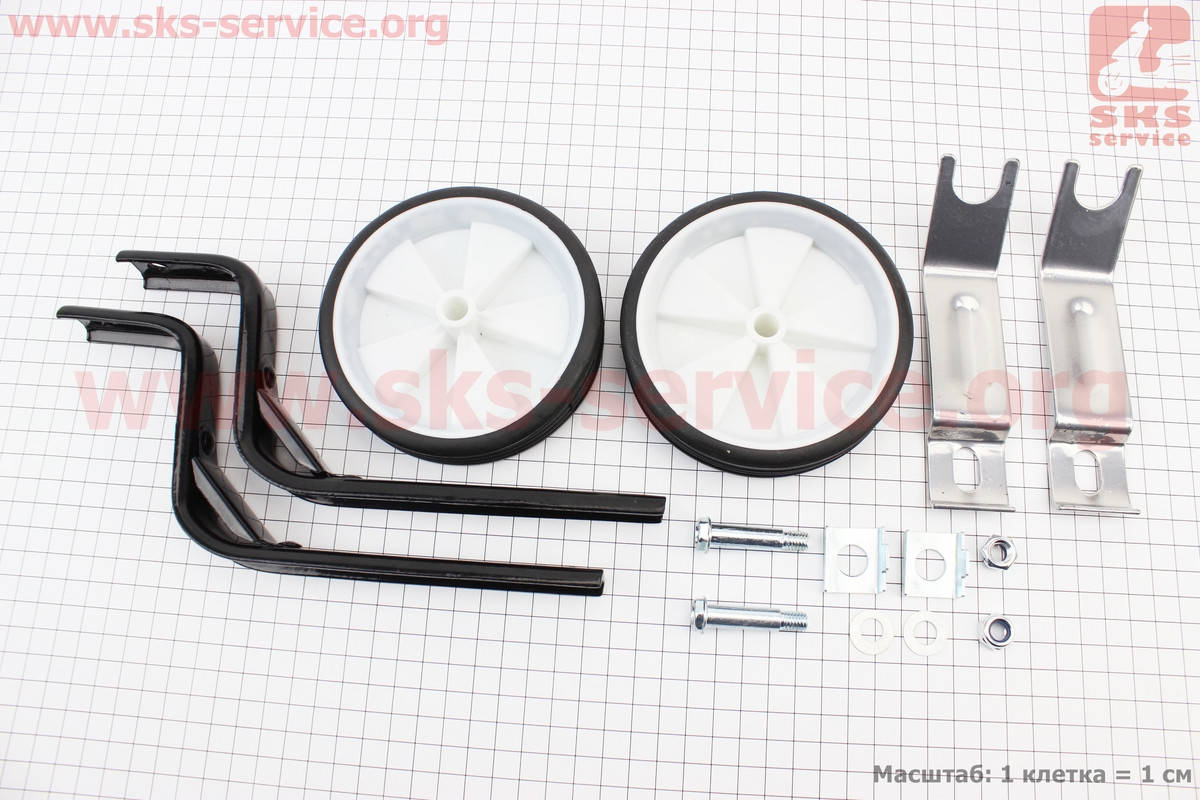 

Колёса боковые универсальные, белые HR09