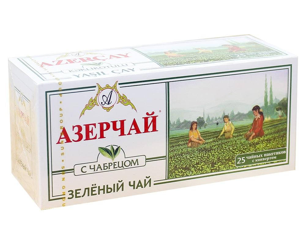 

Чай зеленый с чабрецом Azercay, 2г*25 (в пакетиках)
