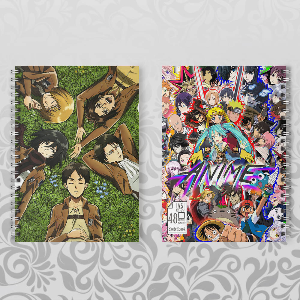 

Скетчбук Аниме Attack on Titan 019