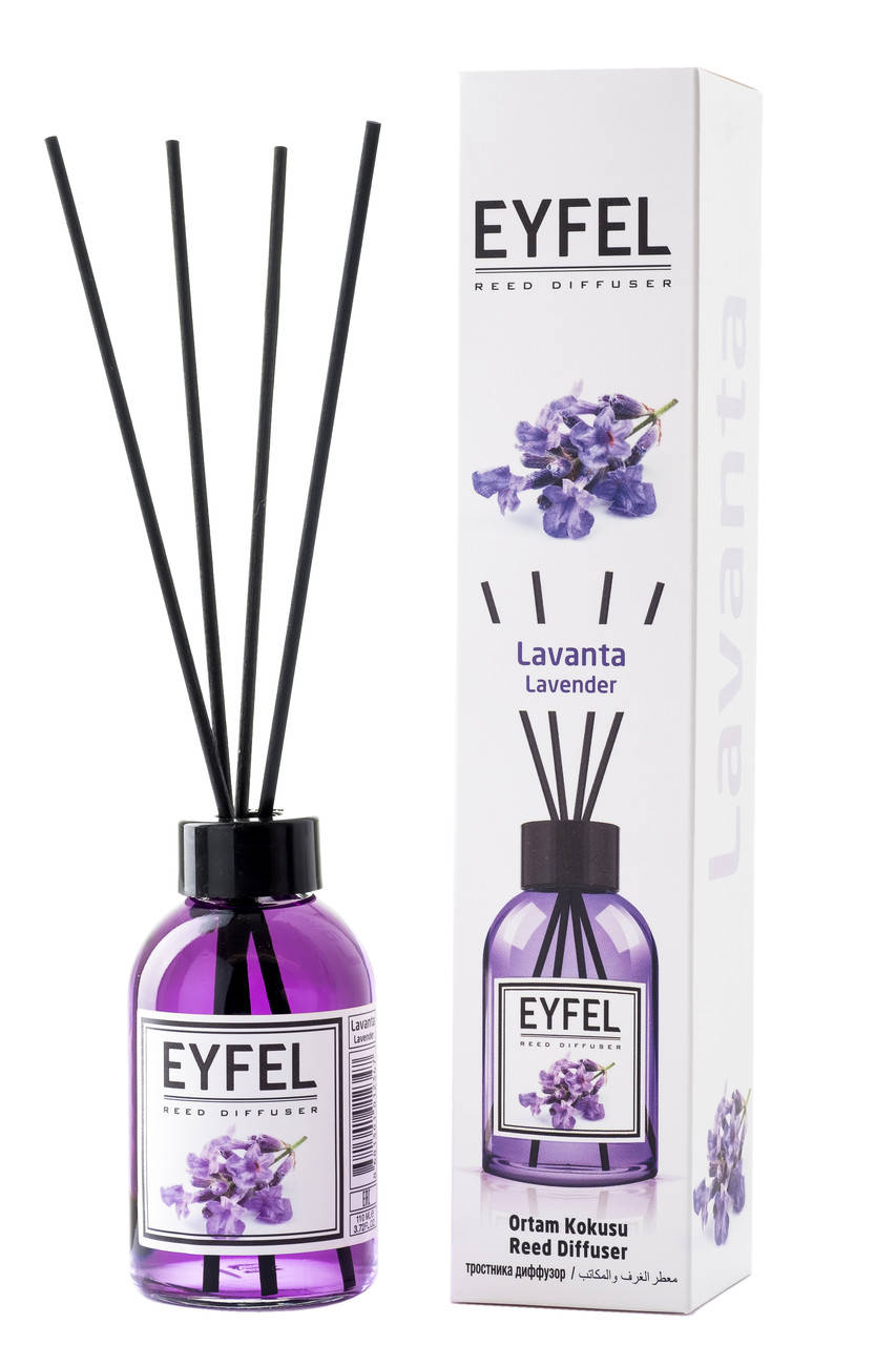 

Аромадиффузор для дома Eyfel Perfume Lavanda (с палочками) 55 мл