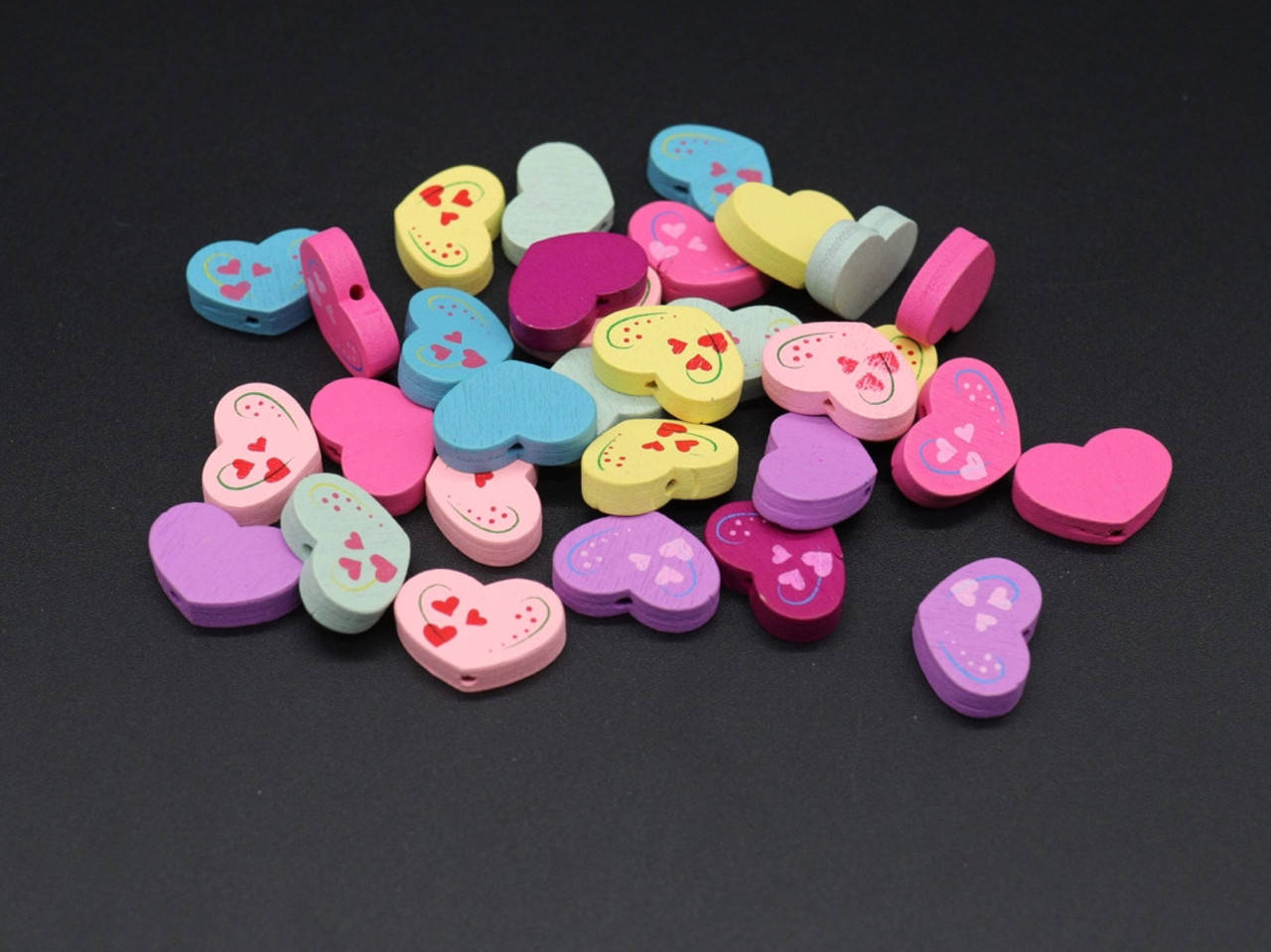 

Деревянные заготовки для творчества. Сердце. Цвет микс. 20х13мм