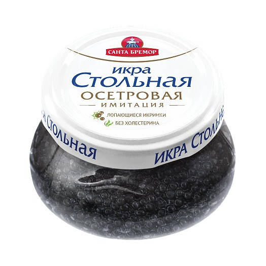 

Икра черная ТМ "Санта Бремор" лососевая, имитация 230г