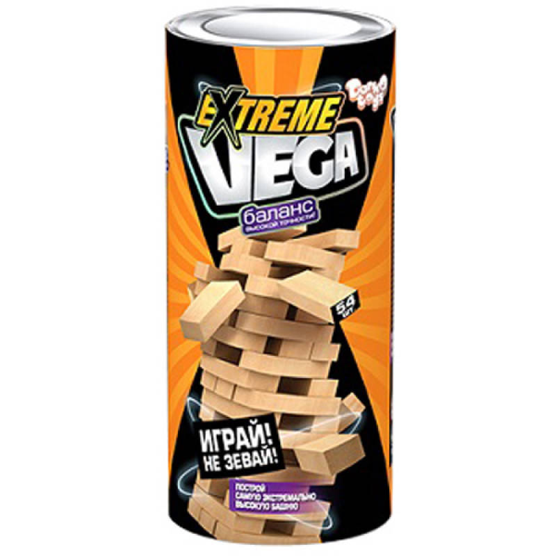 

Детская настольная игра Башня VEGA Extreme. В тубусе