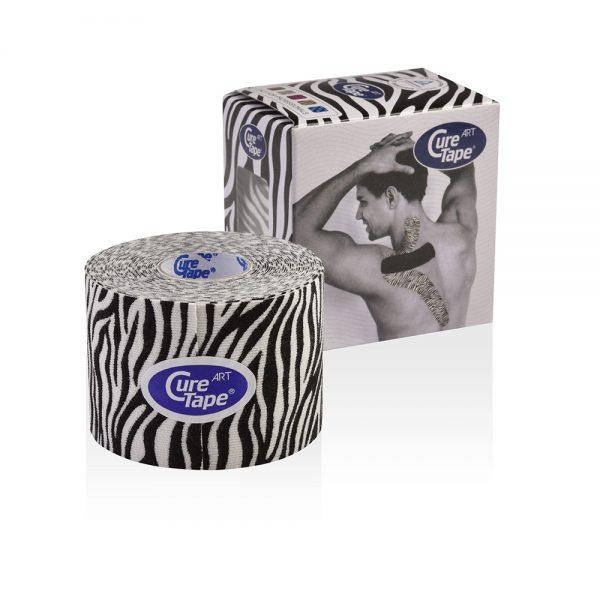 

Кинезио тейп CureTape ART 5см х 5м Зебра