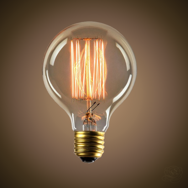 

Лампа Эдисона E27 G80-A 40W 2700K Amber