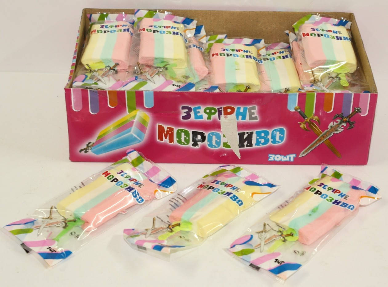 

Жевательная конфета Зефирное мороженое 30 шт Китай