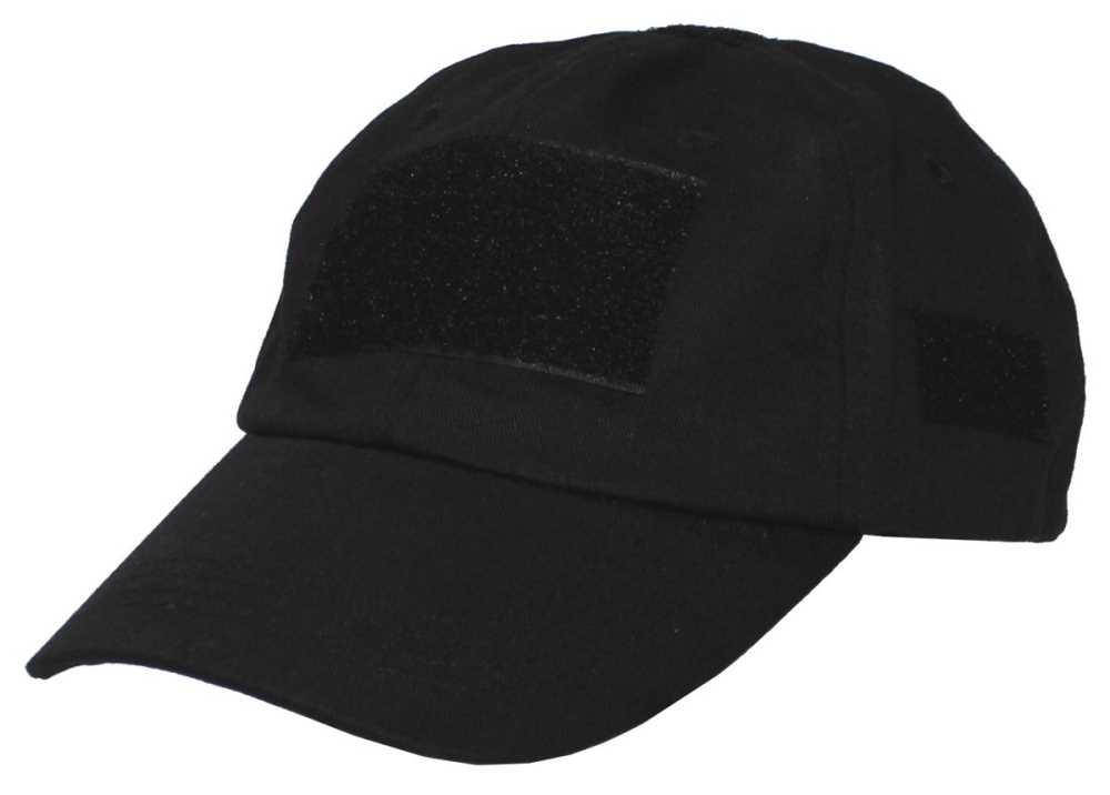 

Бейсболка, липучка, черный, хлопок, MFH Германия