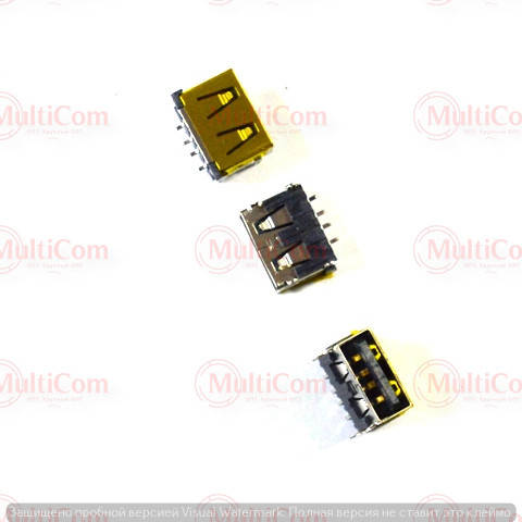 

01-08-033. Гнездо USB тип А монтажное