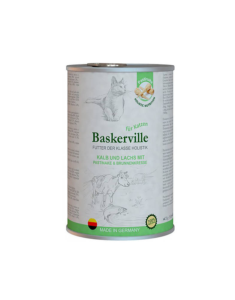 

Baskerville Телятина и лосось 400 г