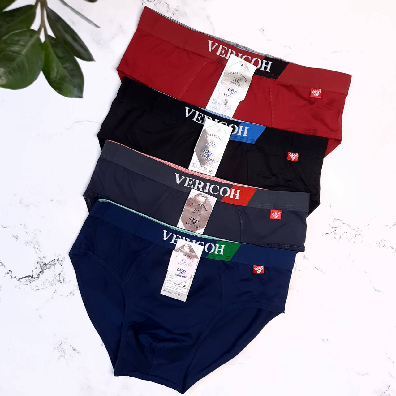 

Мужские трусы плавки слипы от XL до 4XL размеры VERICOH мужское белье, Разные цвета