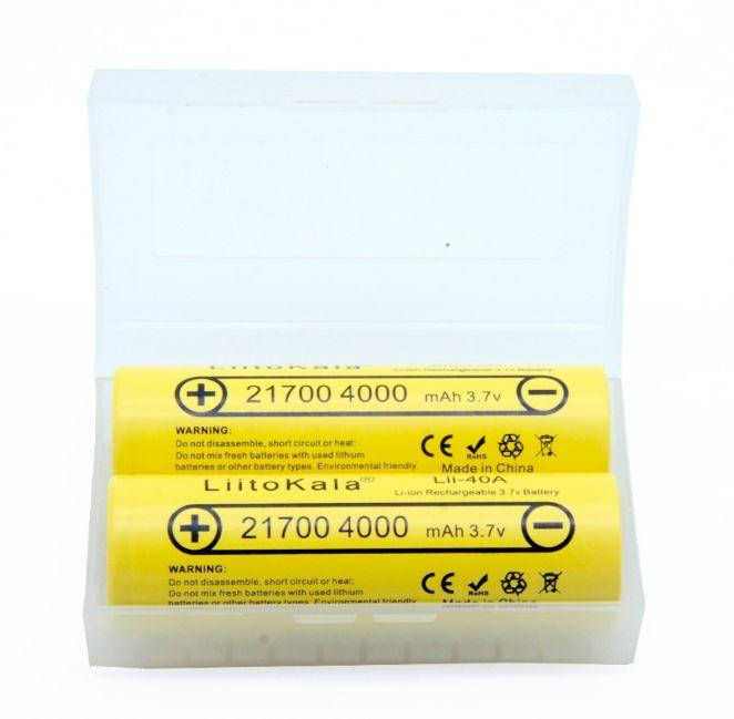 

Акуммулятор Liitokala 21700 Lii-40A 4000 mAh высокотоковый