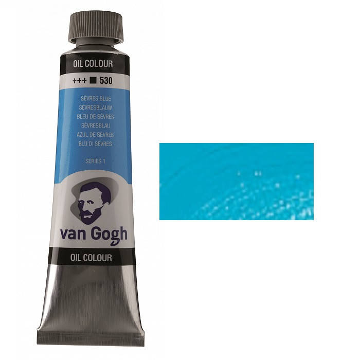 

Краска масляная Van Gogh (530) Севреский голубой, 40 мл, Royal Talens