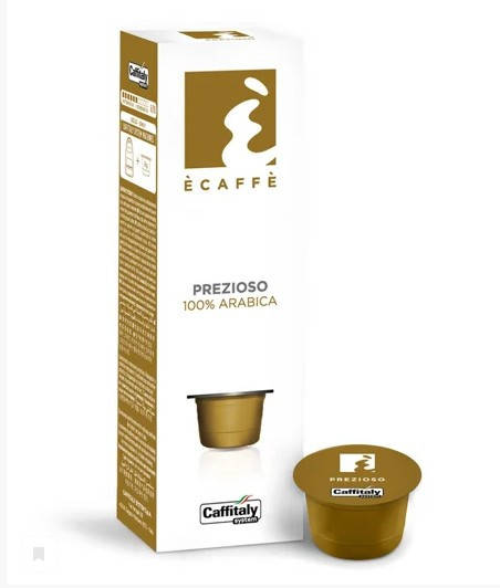 

Кофе в капсулах Caffitaly Cafissimo Ecaffe Prezioso 6/10 (100% арабика) 10 шт.