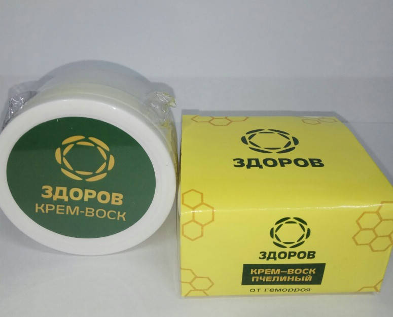 

Здоров Крем-воск пчелиный от геморроя