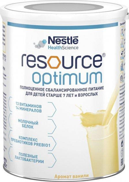 

Nestle Resource Optimum Энтеральное питание 400г (от 7 лет)