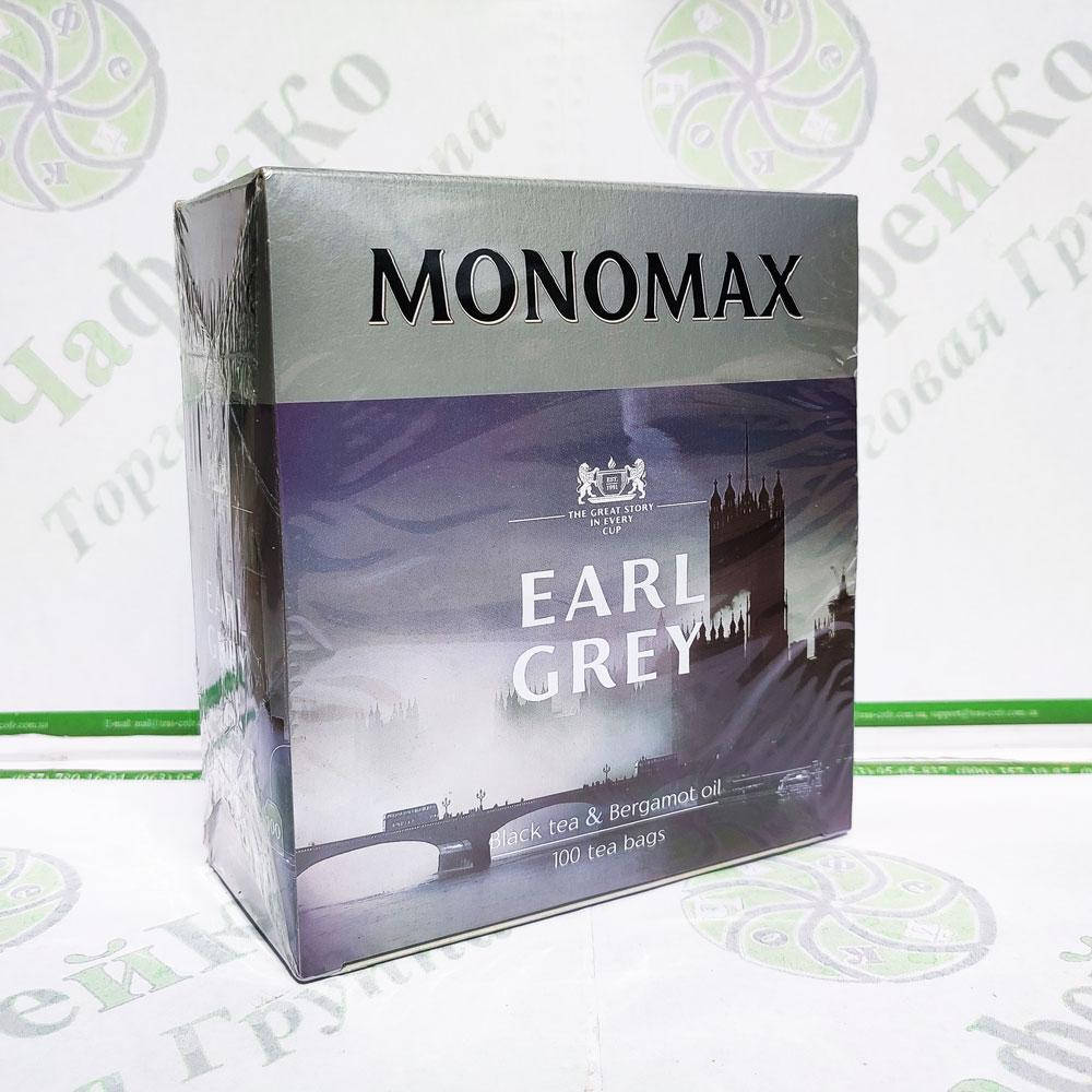

Чай Мономах Earl Grey Эрл Грей черный 100*2г (6)