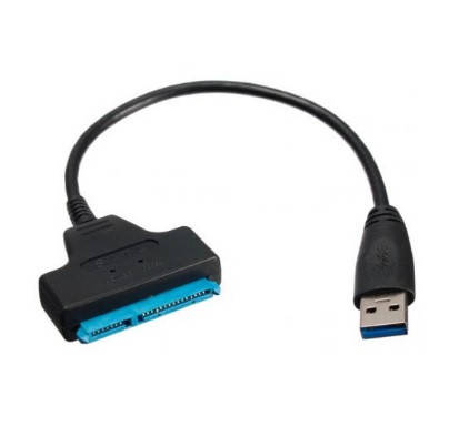 

Кабель Usb 3.0 AM to SATA black 0.12m для HDD / SSD дисков, Черный