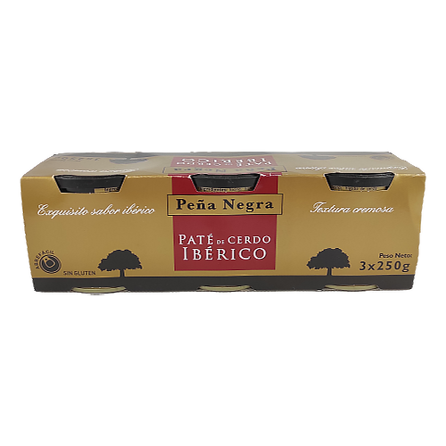 

Паштет Іберіко з чорної свині Iberico 750g 3х250g (Код : 00-00000984)