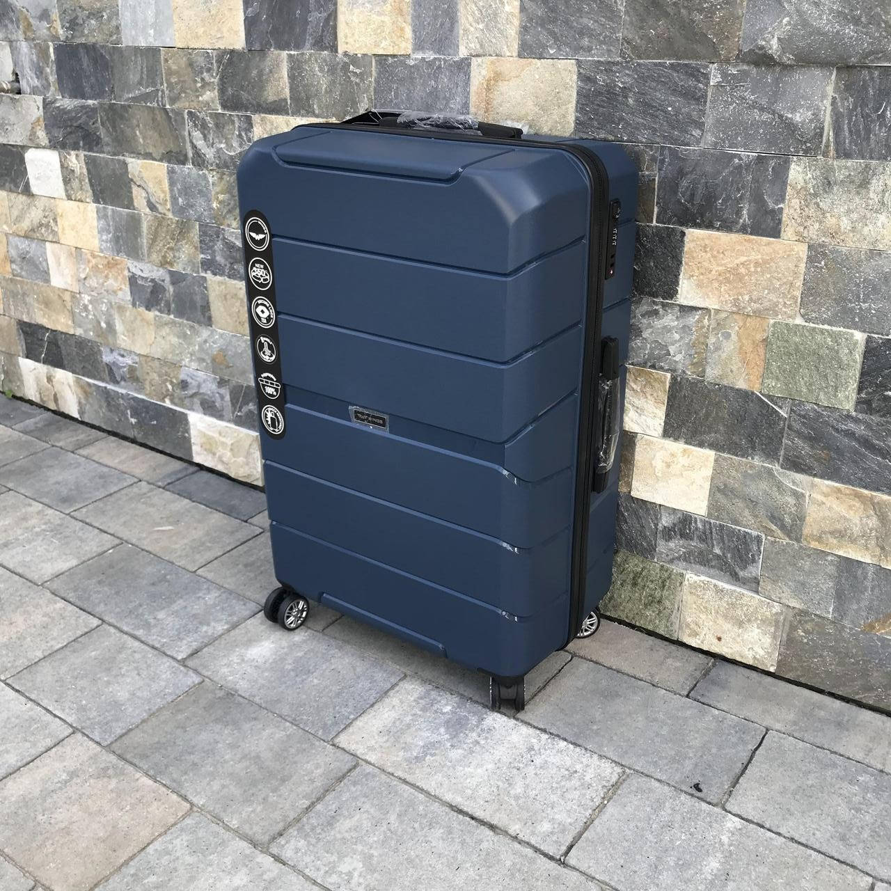 

Чемодан дорожный  из полипропилена Wings PP05 L Синий