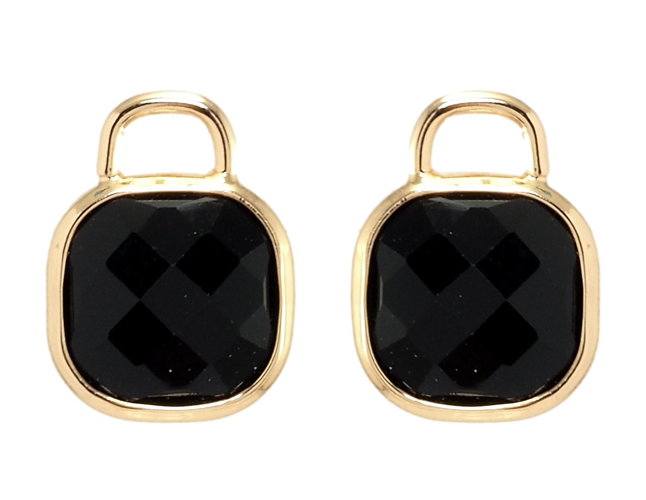 

Серьги Xuping Позолота 18K гвоздики (пусеты) "Черные кристаллы"
