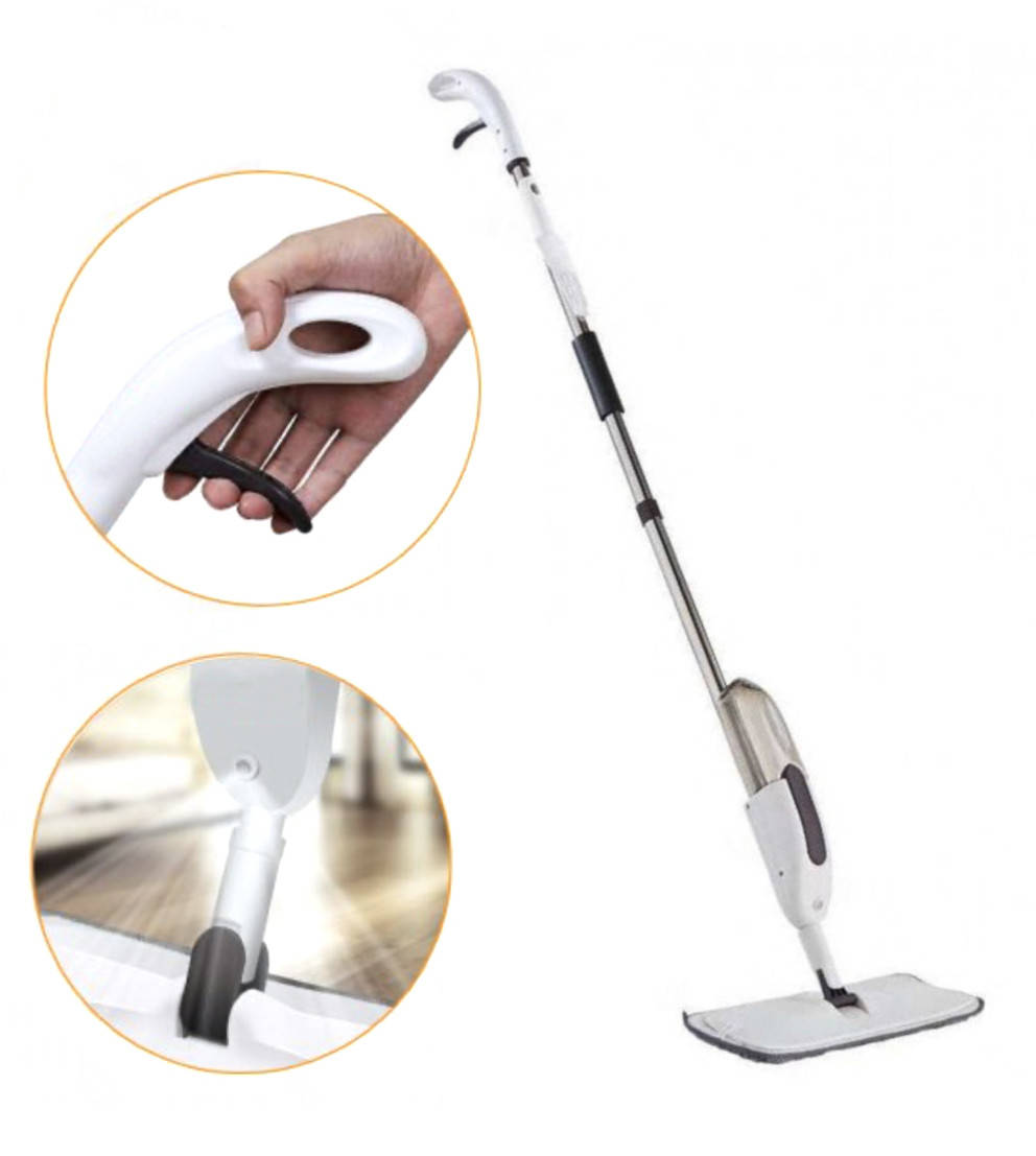 

Швабра с распылителем Water Spray Mop Белая, швабра для мытья пола, Белый